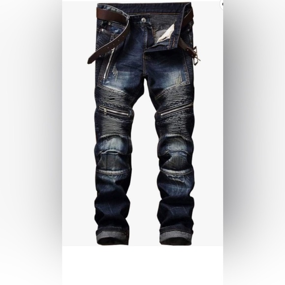 New Men's Designer Street Jeans Multiple Sizes - Picture 1 of 1